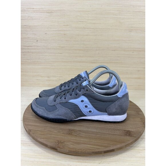 Saucony Bullet Core Gray Blue Athletic Running Shoes Womens Size 8 - Picture 1 of 8